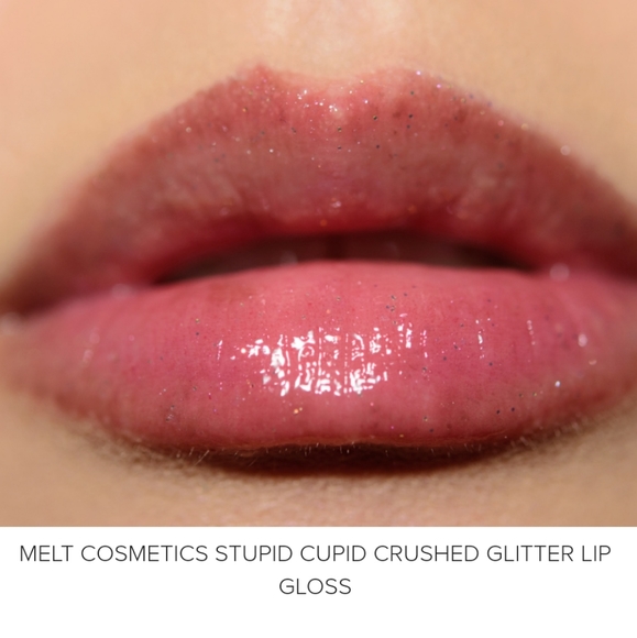 🌟STUPID CUPID Melt Cosmetics DISCONTINUED Crushed Glitter Gloss NWT - Picture 5 of 8